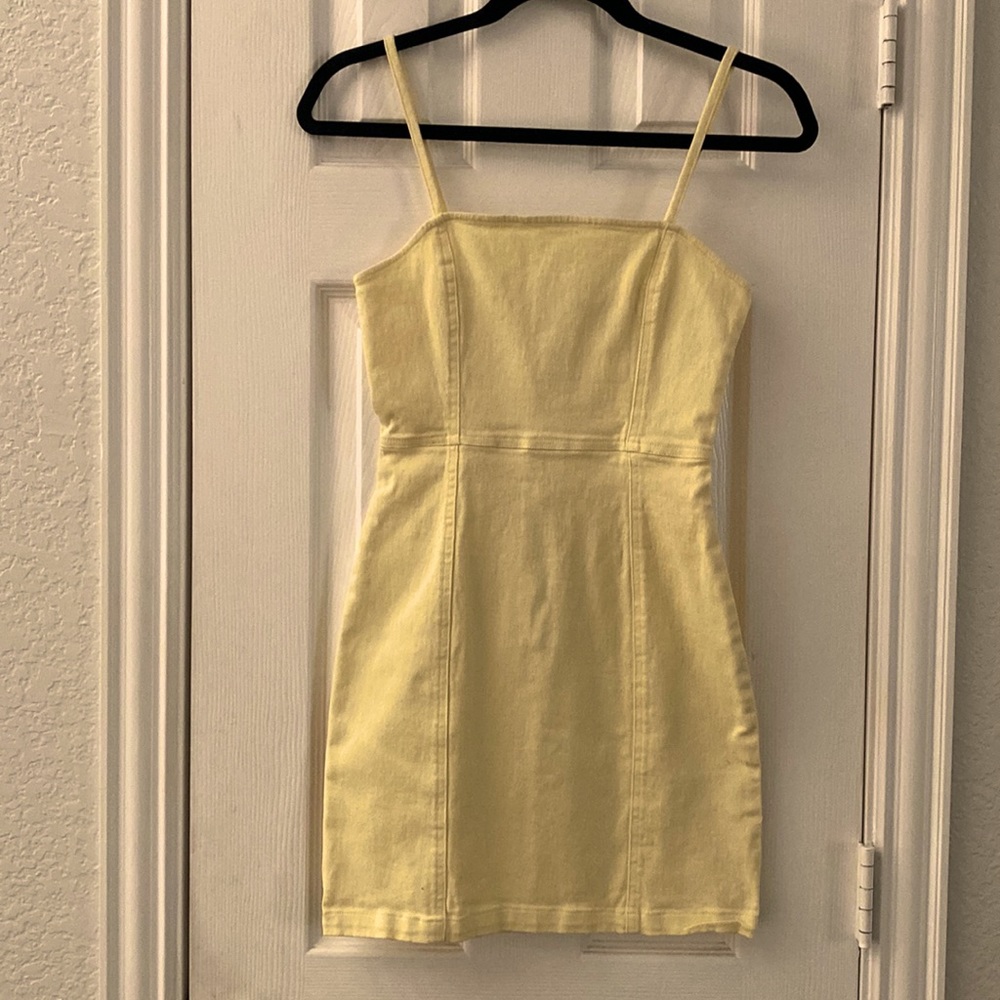Mini Dress Yellow Size 4